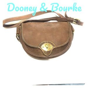 Dooney & Bourke Brown  Crossbody Handbag vintage